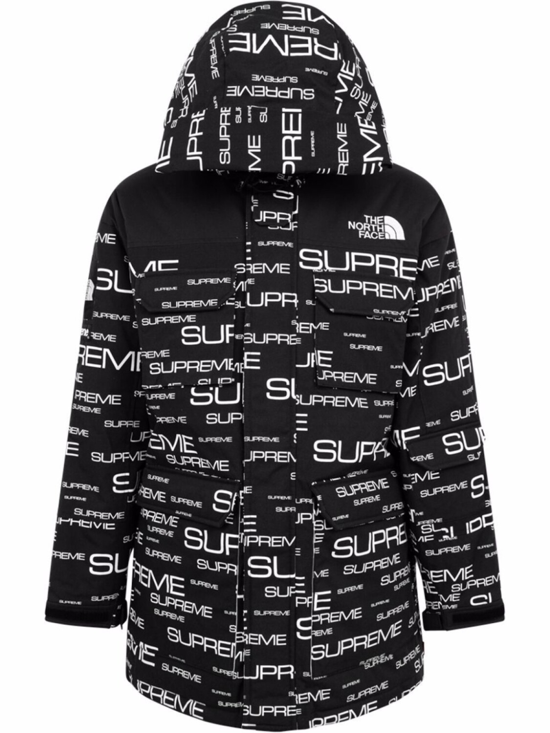 

Парка Coldworks 700 из коллаборации с The North Face Supreme, черный