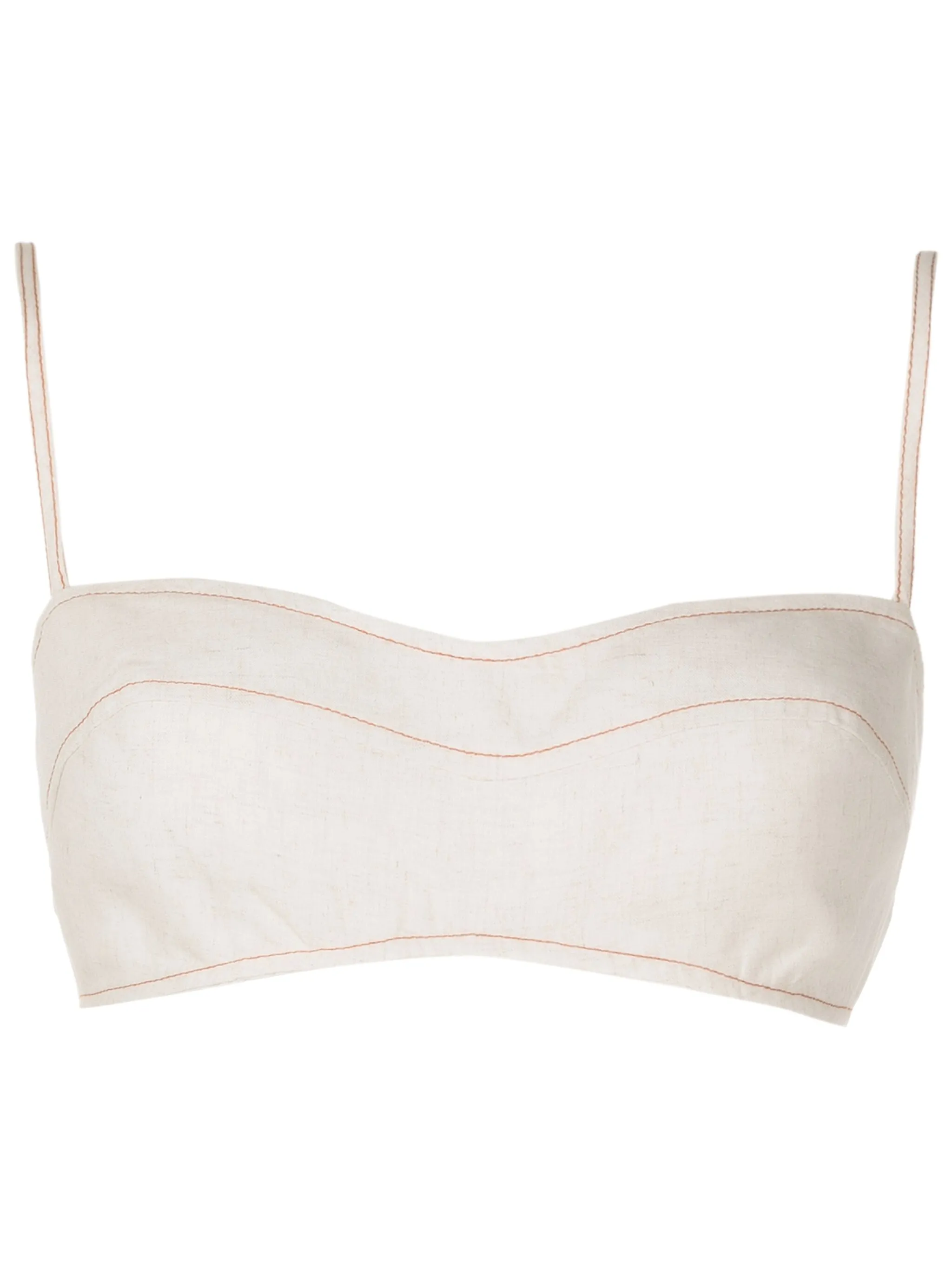 

Топ без рукавов с контрастной строчкой Lenny Niemeyer, белый