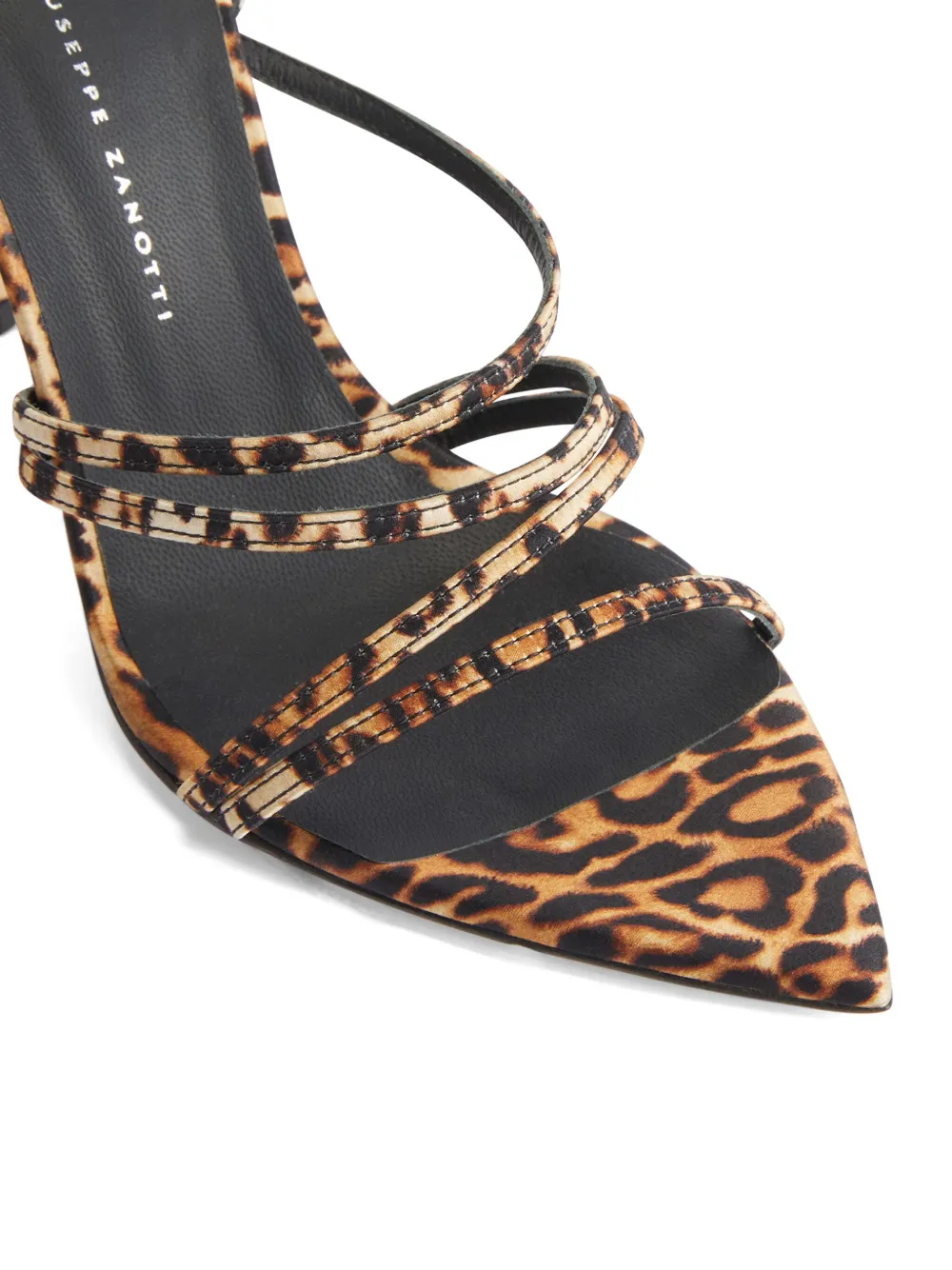 Босоножки Intriigo Claire 90 с анималистичным принтом Giuseppe Zanotti, коричневый — фото 4