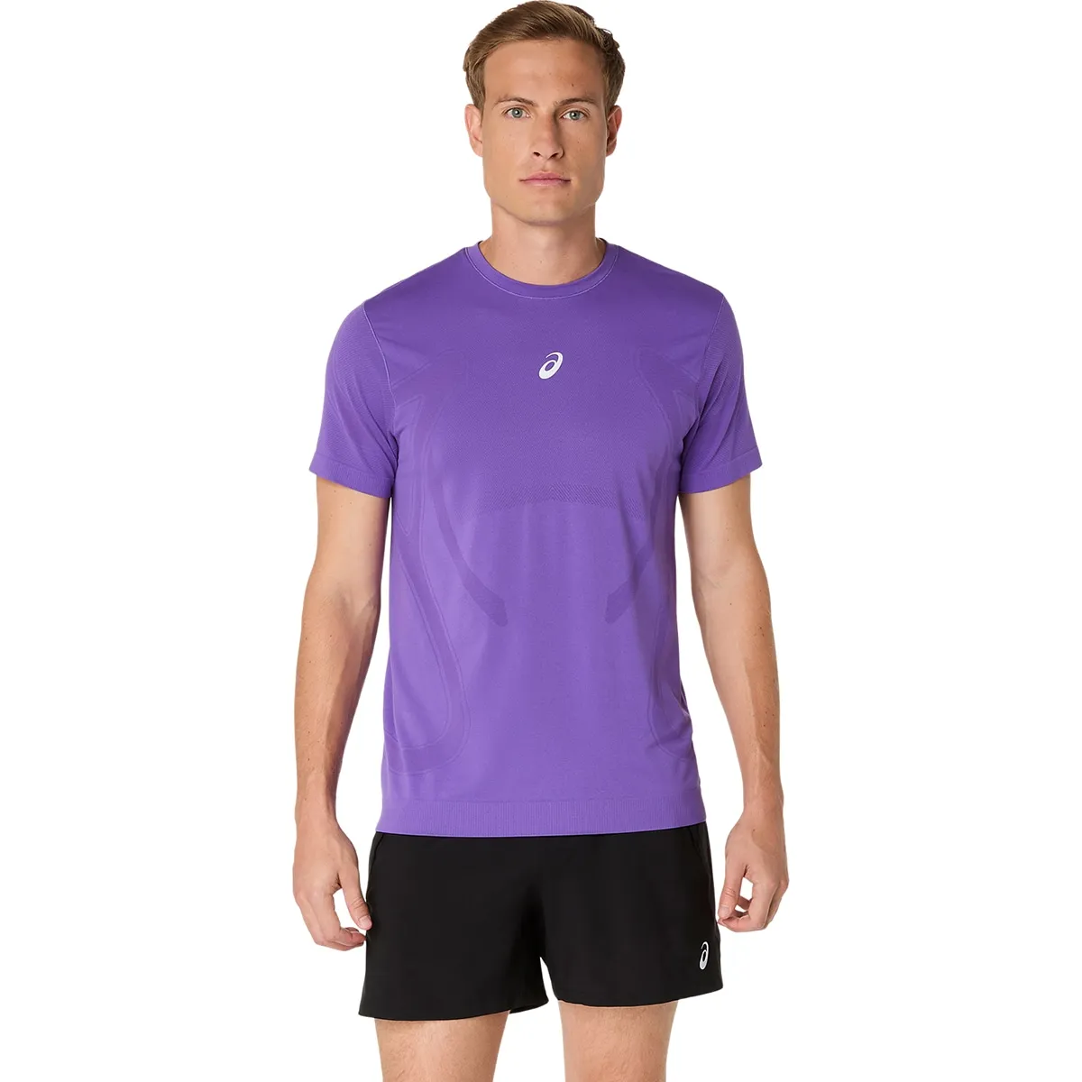 

Мужская беговая футболка ROAD SEAMLESS SS TOP Asics, сиреневый