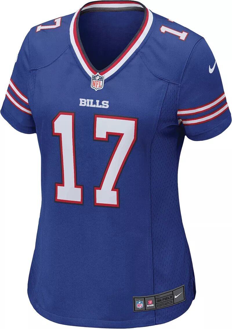 Женская майка Nike Buffalo Bills Josh Allen #17 Royal Game — фото 4