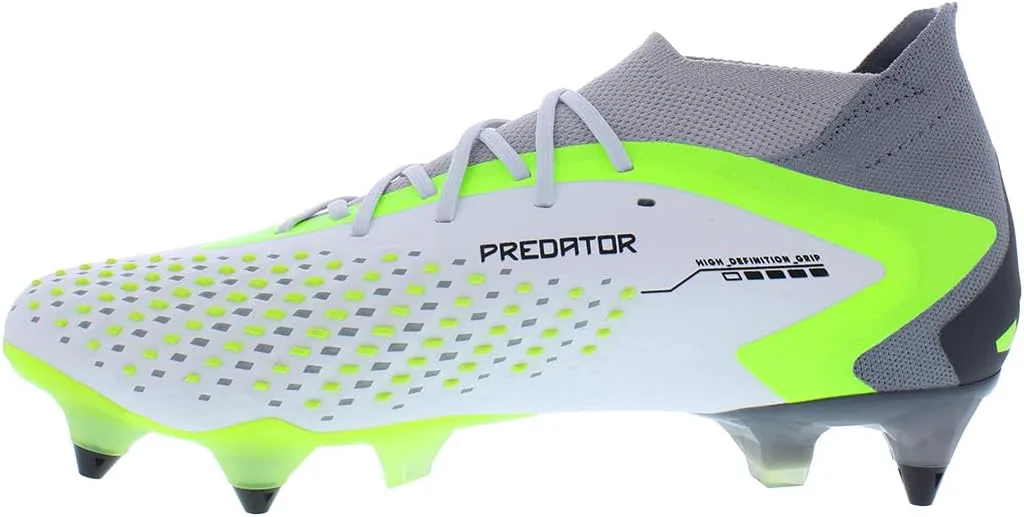 Кроссовки Adidas Predator Accuracy.1 Soft Ground для мужчин и женщин, белый/черный — фото 4