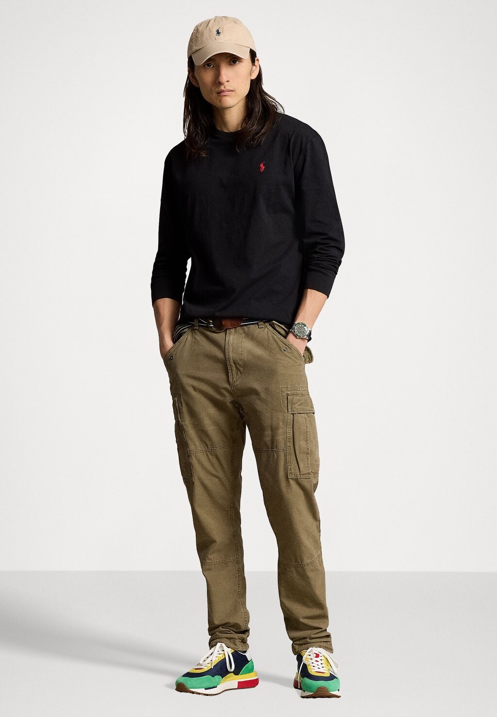 

Рубашка с длинным рукавом CLASSIC FIT JERSEY LONG SLEEVE T SHIRT Ralph Lauren, черный