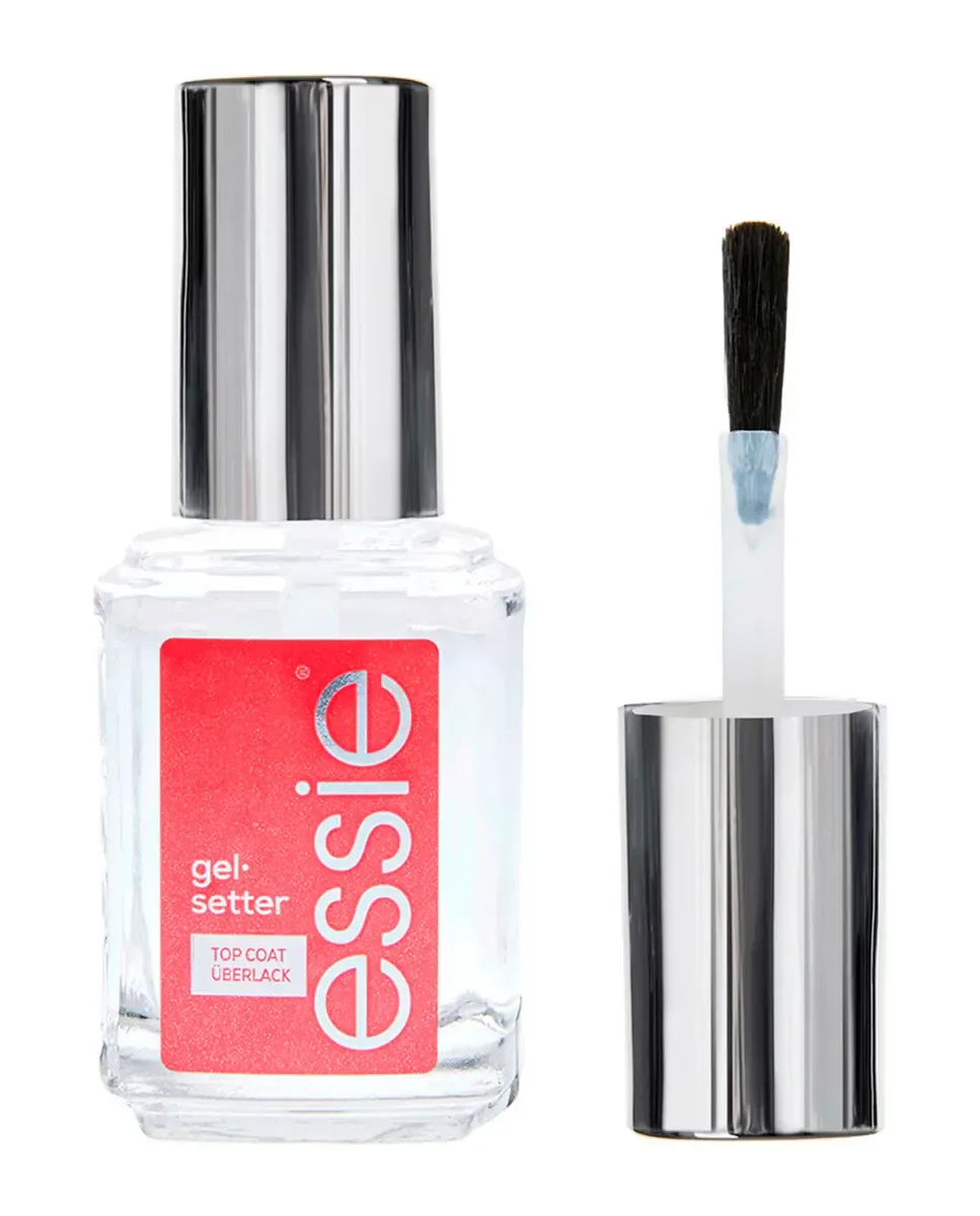 Лечение ногтей с блеском, эффект геля, верхнее покрытие Gel Setter Essie — фото 2