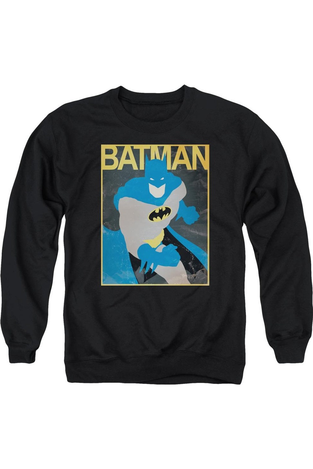 

Толстовка Batman Simple Bm Poster для взрослых с круглым вырезом Gildan, черный