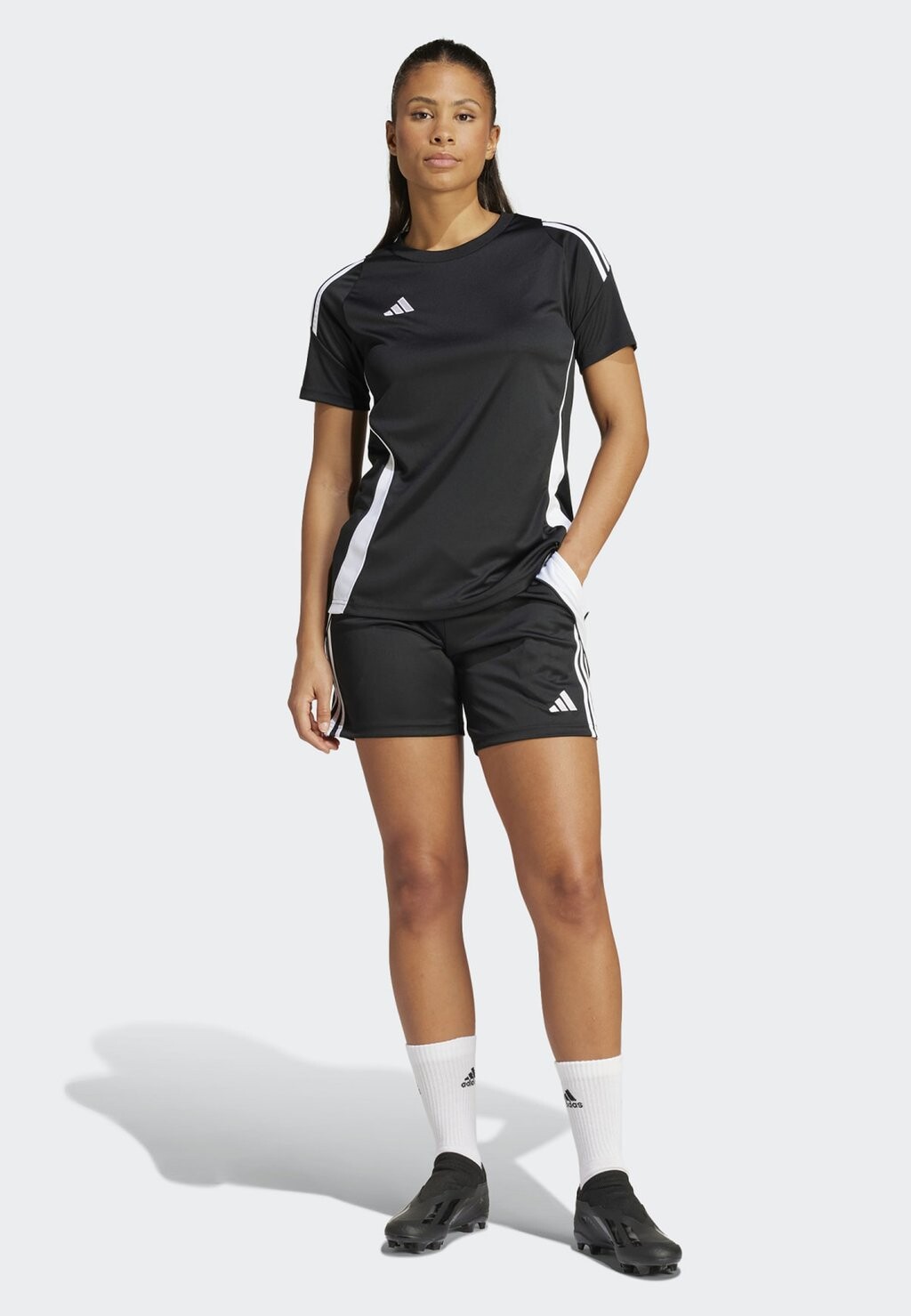 Спортивная футболка TIRO24 adidas Performance, цвет black/white — фото 2