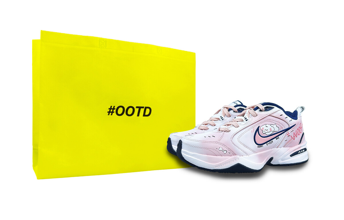 

Кроссовки Air Monarch 4 Chunky унисекс с низким верхом белого/розового/синего цвета Nike, розовый
