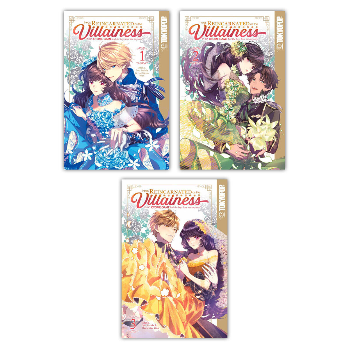 

Манга I Was Reincarnated as the Villainess in an Otome Game but the Boys Love Me Anyway! Manga (1-3) Bundle