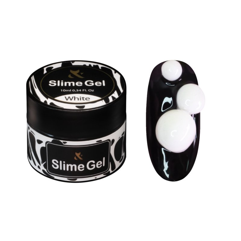 

FOX Slime Gel (белый) 3D гель для декора 10 мл TM F.O.X
