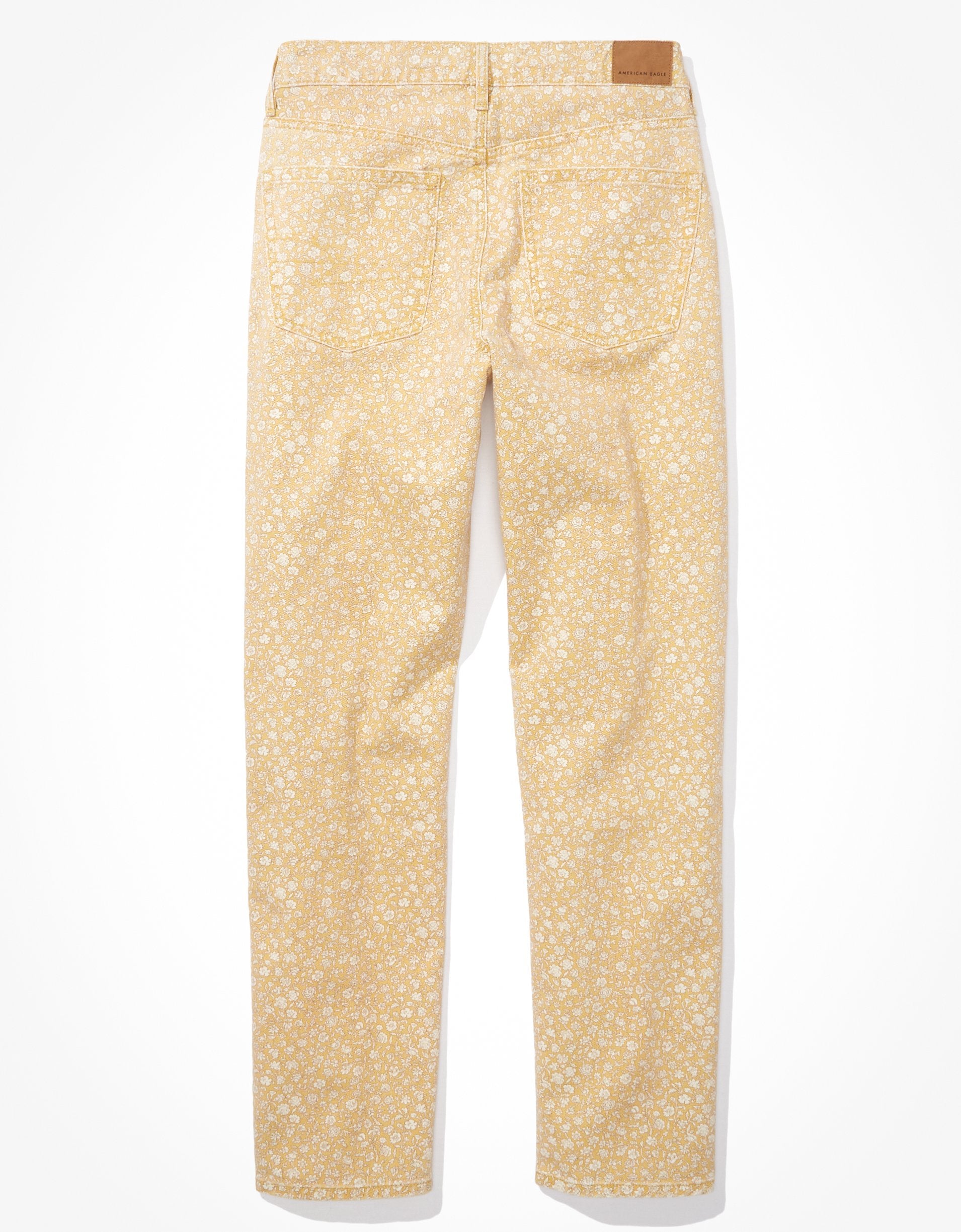 

Прямые джинсы AE Printed '90s American Eagle Outfitters, цвет mustard field