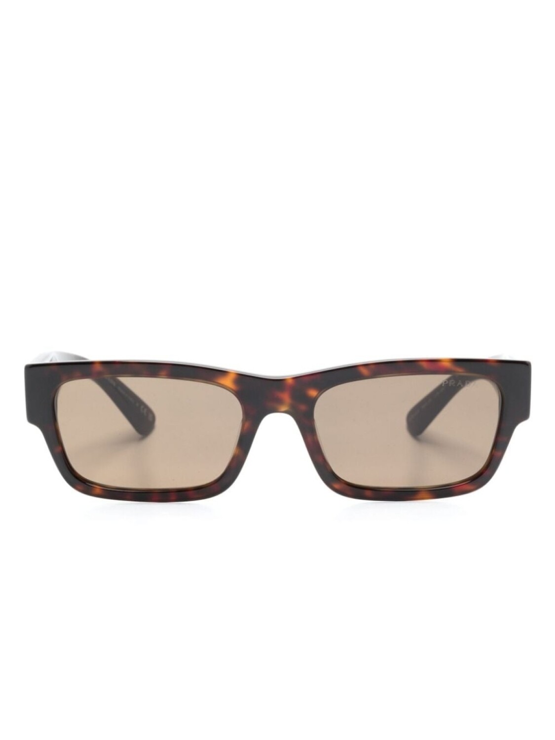 

Солнцезащитные очки с логотипом Prada Eyewear, коричневый