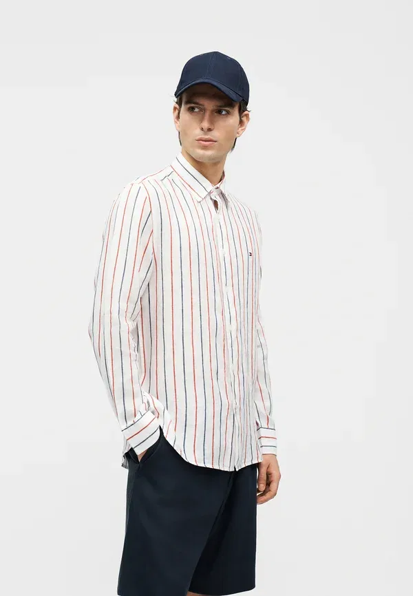 Рубашка фактурная сезонная Tommy Hilfiger, разноцветная — фото 4