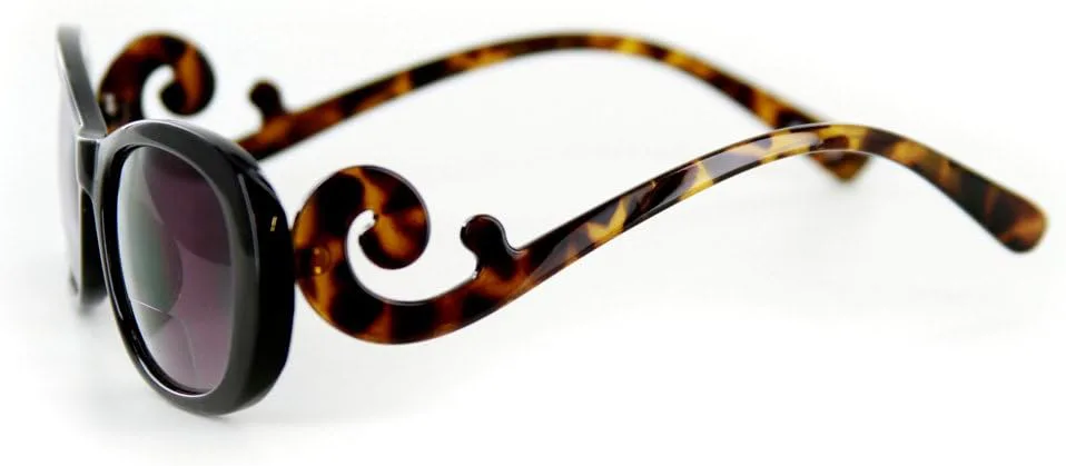 

Винтажные модные солнцезащитные очки-бифокальные линзы Aloha Eyewear Waikiki (черный/черепаховый с дымчатым эффектом +1.00), Black and Tortoise W/ Smoke Lens