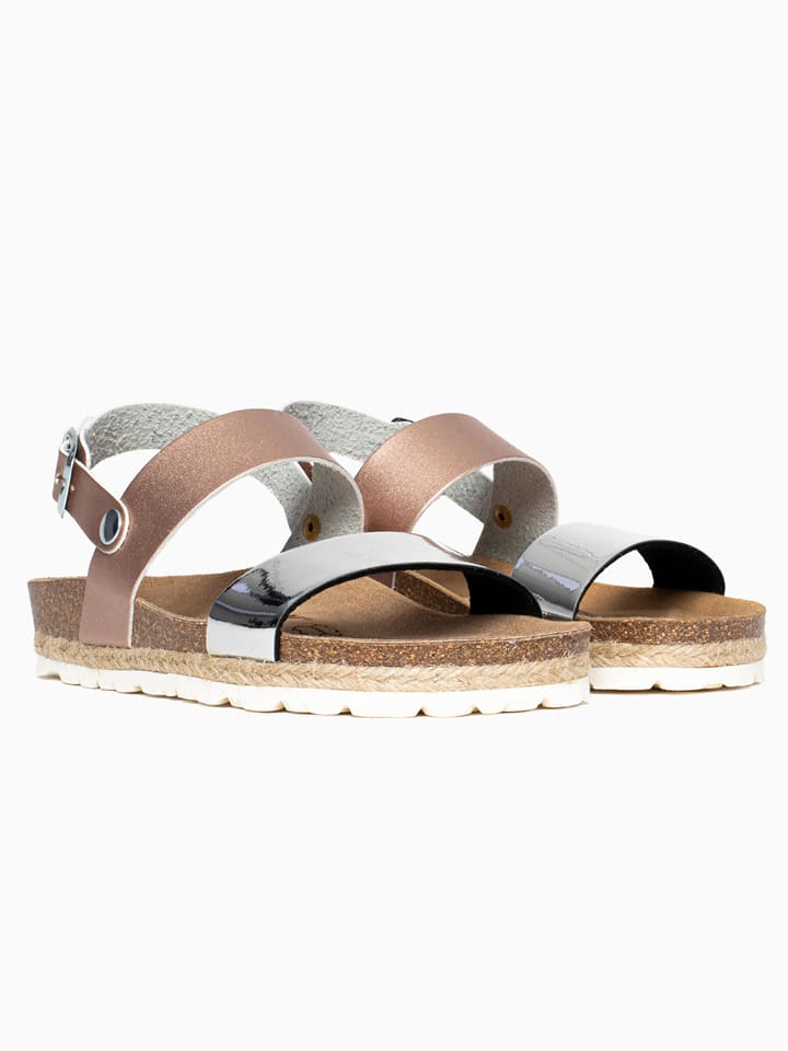 Классические босоножки Sunbay, цвет silber/bronze