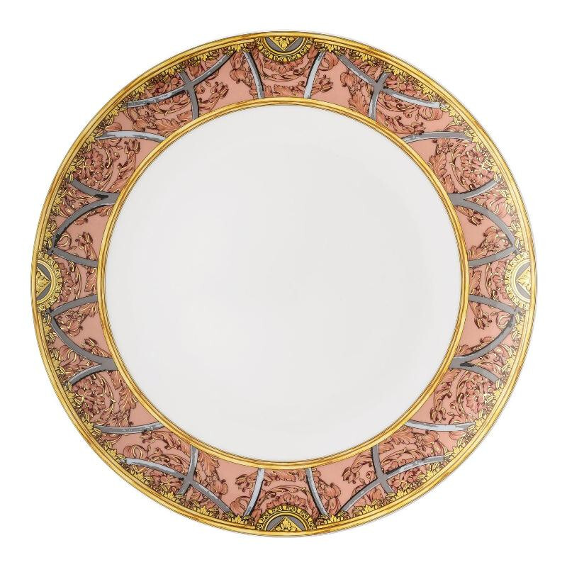 

Rosenthal Versace La Scala del Palazzo - Тарелка розовая 28 см Rosenthal meets Versace, красочный