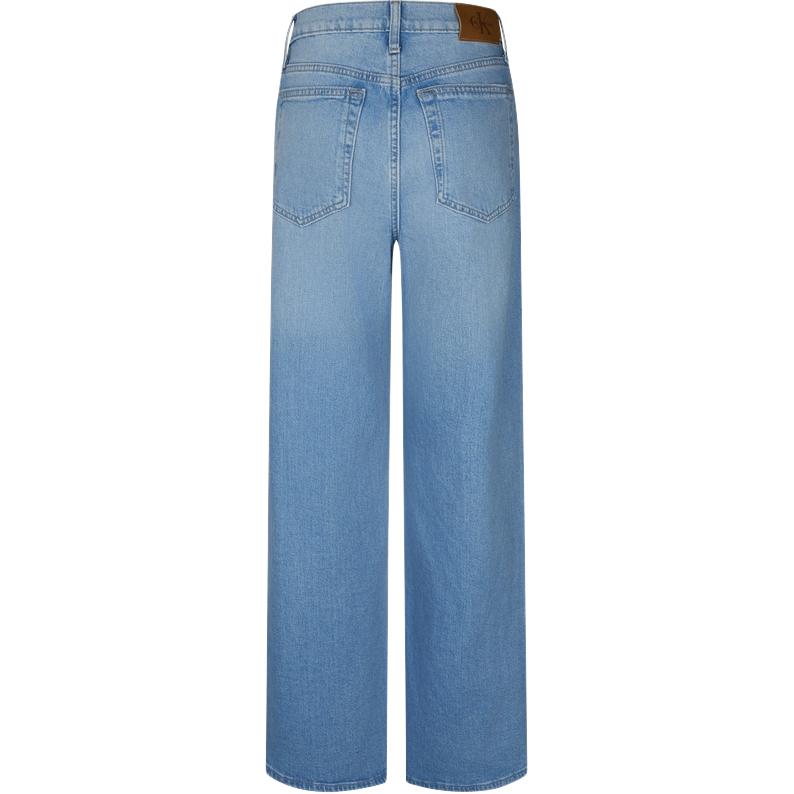 Calvin Klein Женские джинсы 185 Denim светло-голубые — фото 4