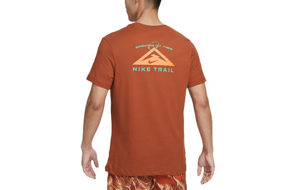Футболка Nike Hike Trail DRI-FIT T-Shirt 'Brown', коричневый — фото 2
