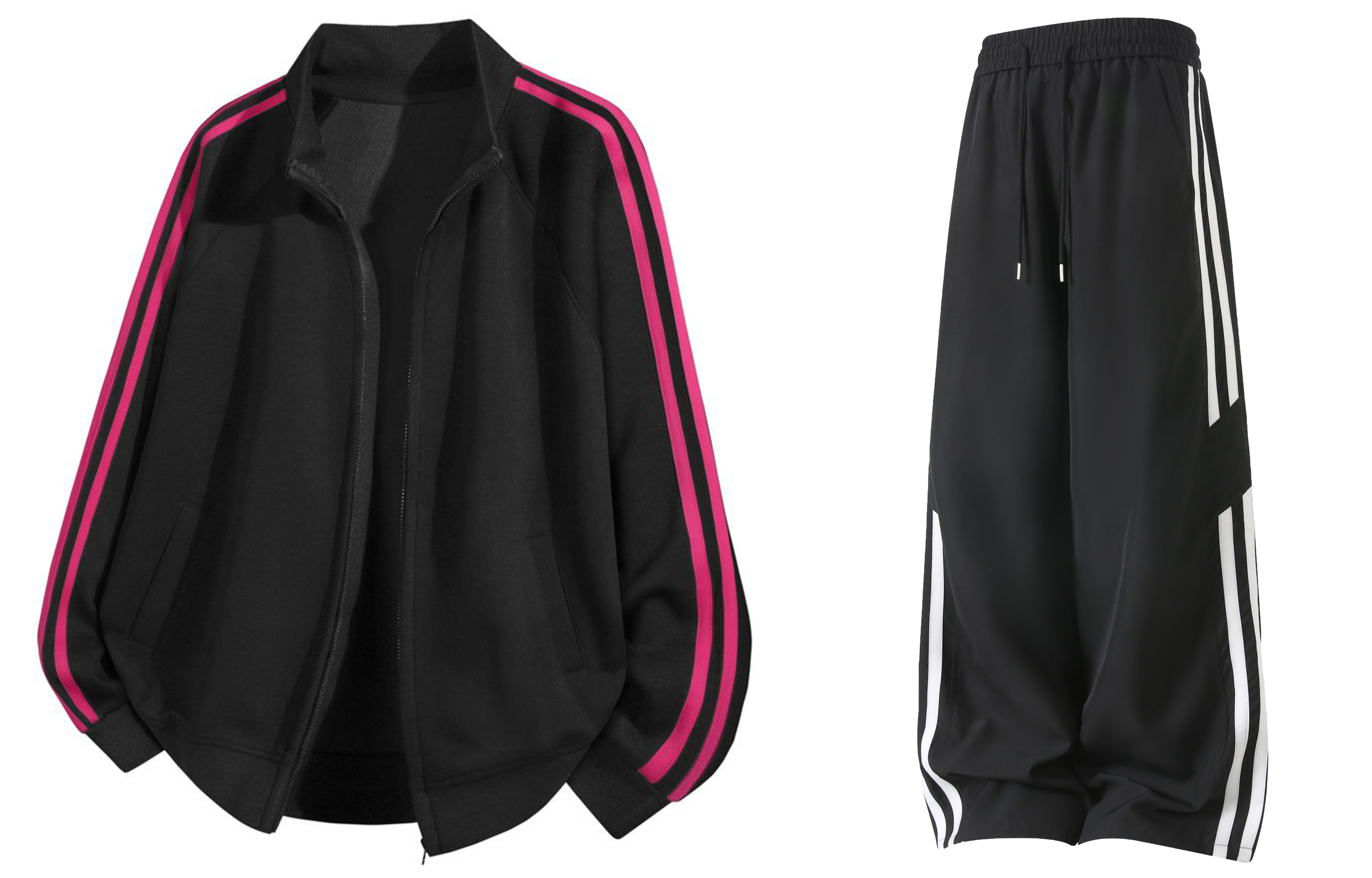 

WARRIOR Куртка женская коллекции "Верхом на ветру", Black+Black (Stripes Sports Suit)