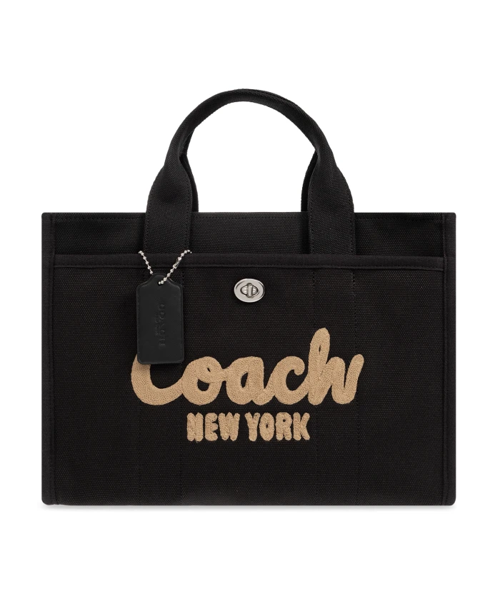 

Сумка Шопер с логотипом Coach, черный