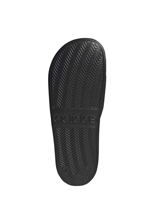 Туфли для купания "shower adilette" стелька с логотипом и принтом Adidas, черный — фото 3