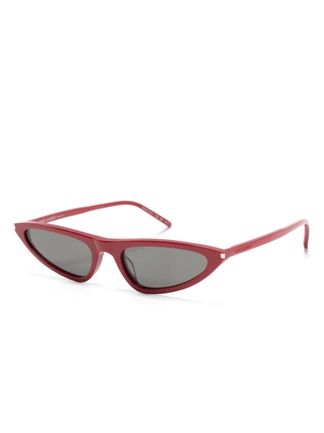 Солнцезащитные очки в оправе 'кошачий глаз' Saint Laurent Eyewear, красный — фото 2
