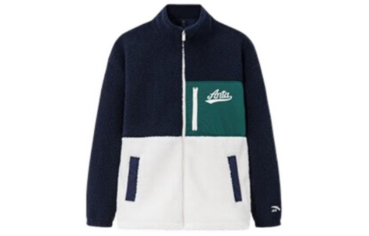 

Куртка Anta Life Collection унисекс темно-синий, темный морской синий