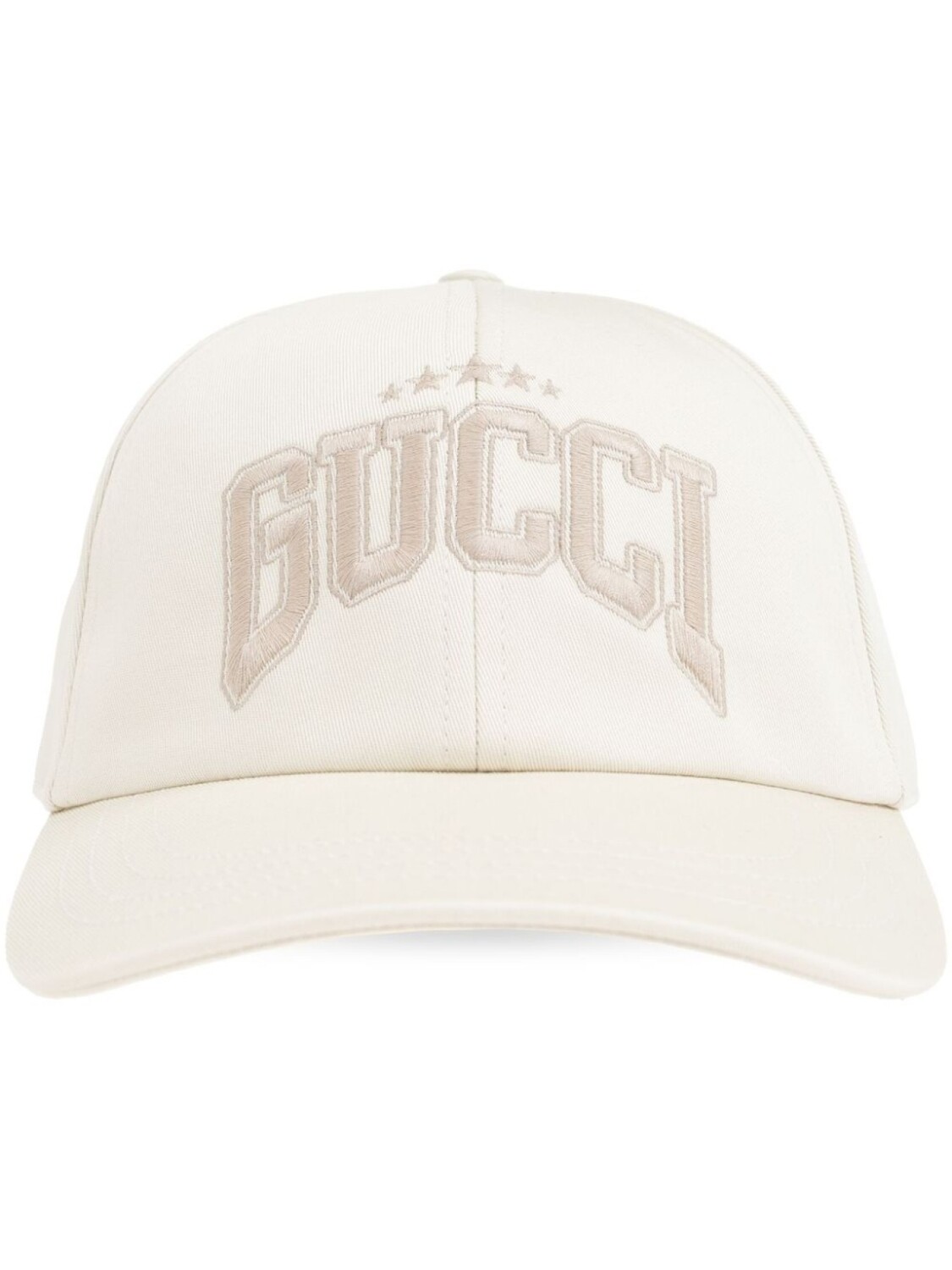 

Кепка с вышитым логотипом Gucci, нейтральный цвет