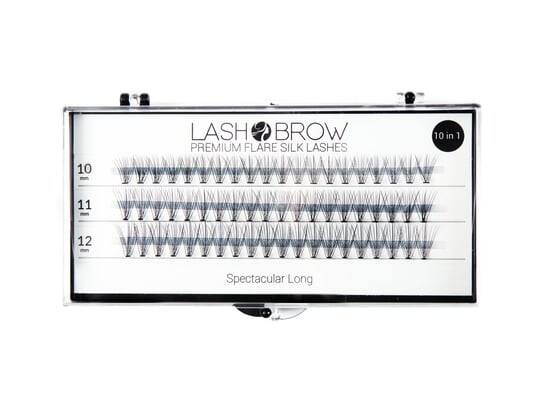 

Эффектные длинные шелковые пучки ресниц, 60 шт. Lash Brow