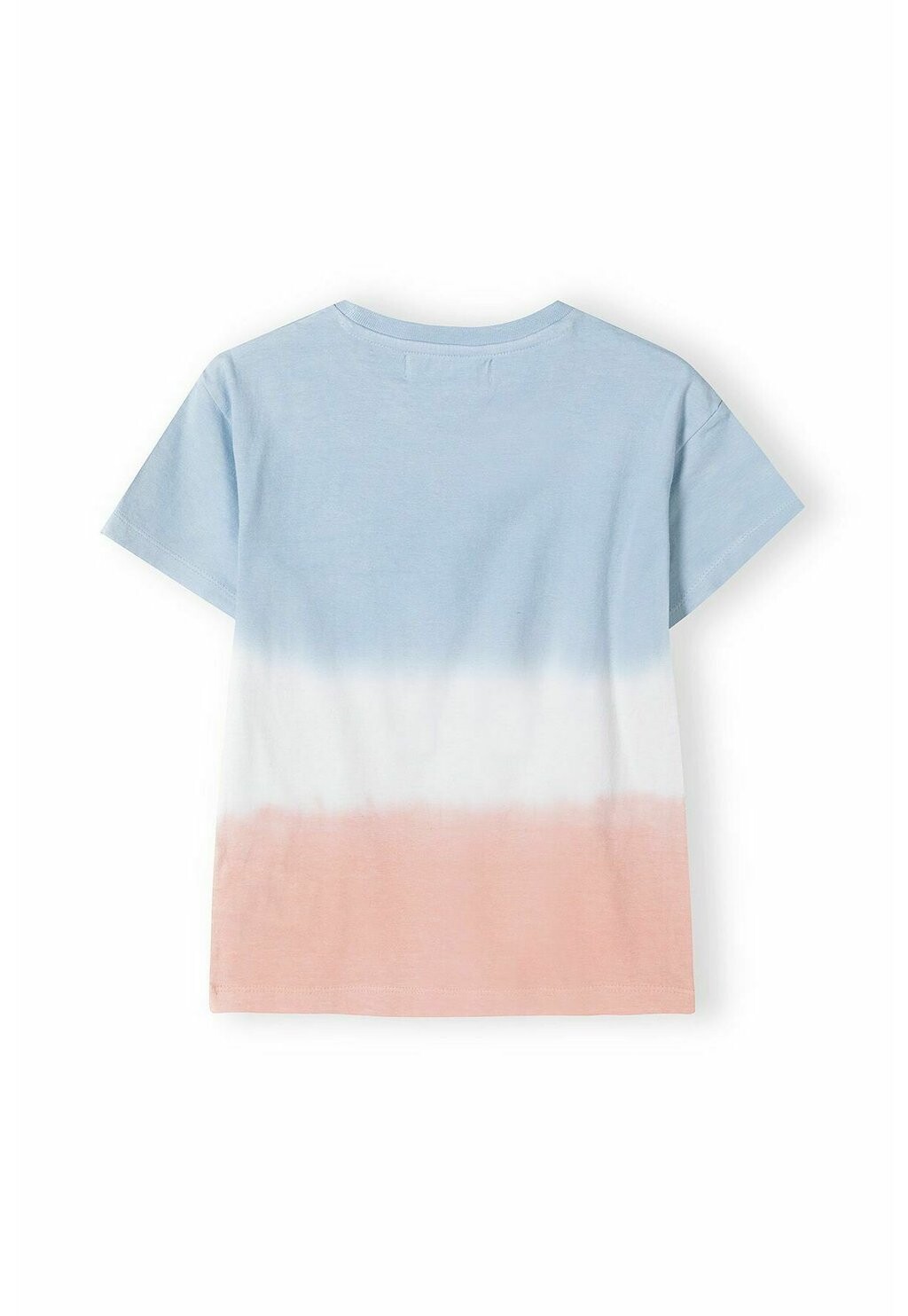 Футболка с принтом DIP DYE SHORT SLEEVE MINOTI, цвет light blue white salmon — фото 3