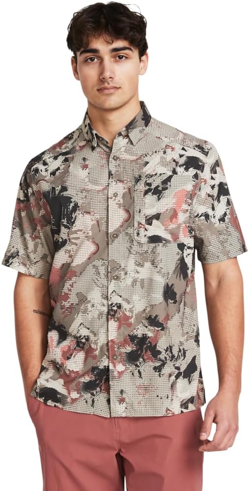 

Мужская футболка с коротким рукавом Under Armour Dockside, (203) Timberwolf Taupe/Sedona Red/Taupe Dusk, Коричневый, Мужская футболка с коротким рукавом Under Armour Dockside, (203) Timberwolf Taupe/Sedona Red/Taupe Dusk