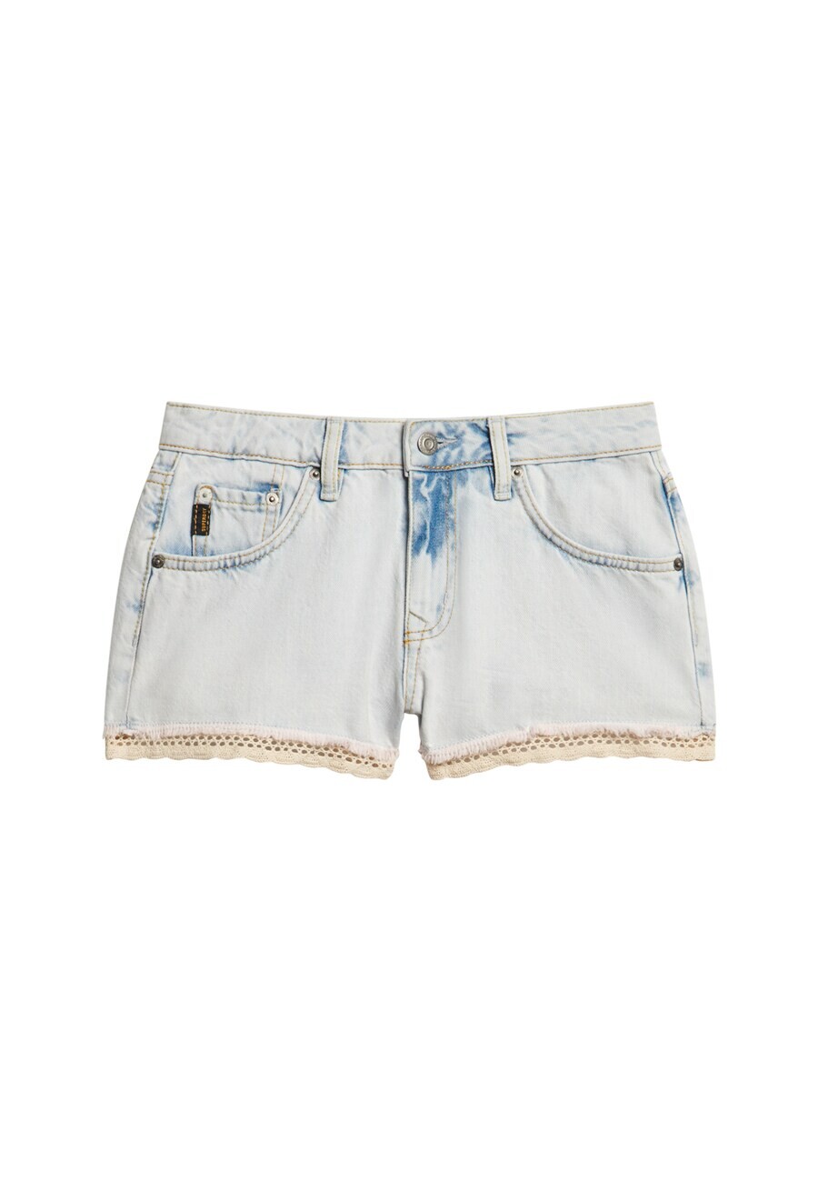 

Джинсовые шорты Superdry Regular Jeans Hot, светло-синий