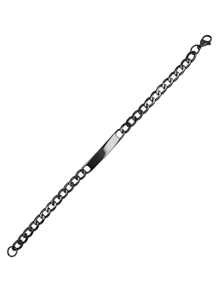 

Adeliás Браслет унисекс - браслет из нержавеющей стали, 19 см, черный