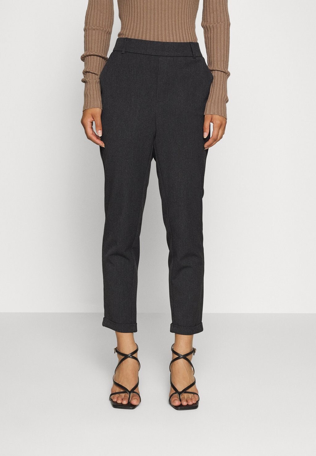 

Брюки Vero Moda Vmmaya Pant, темно-серый меланж, Серый;черный, Брюки Vero Moda Vmmaya Pant, темно-серый меланж