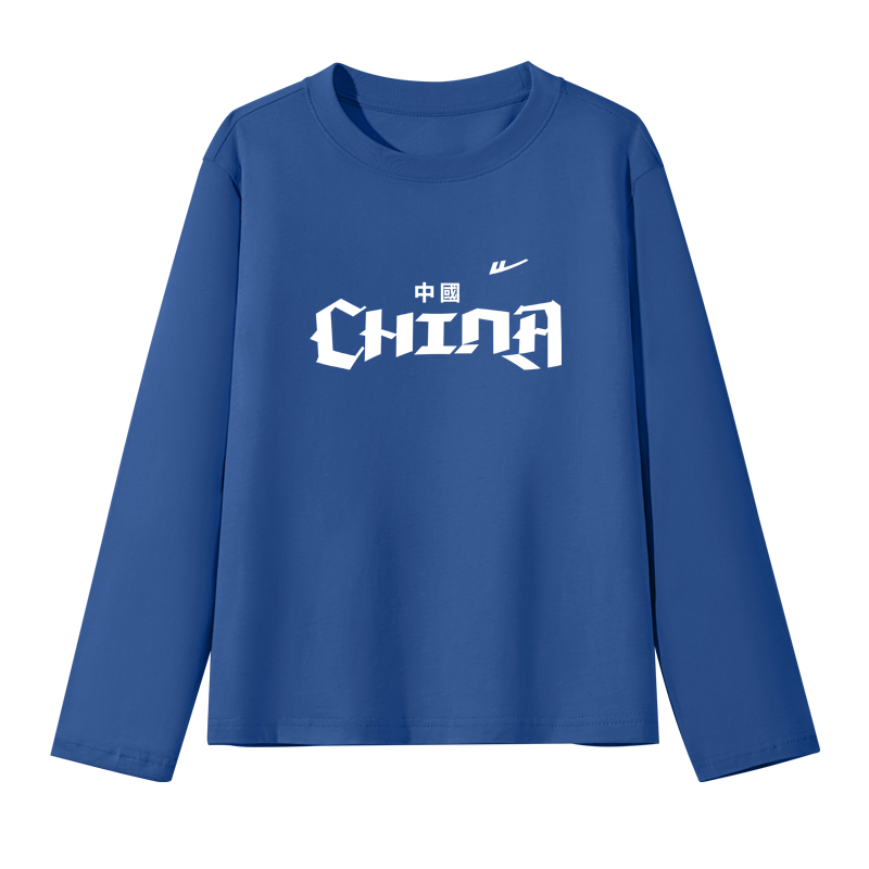 

Футболка для детей Crew Neck Moderate WARRIOR, indigo/h белый china