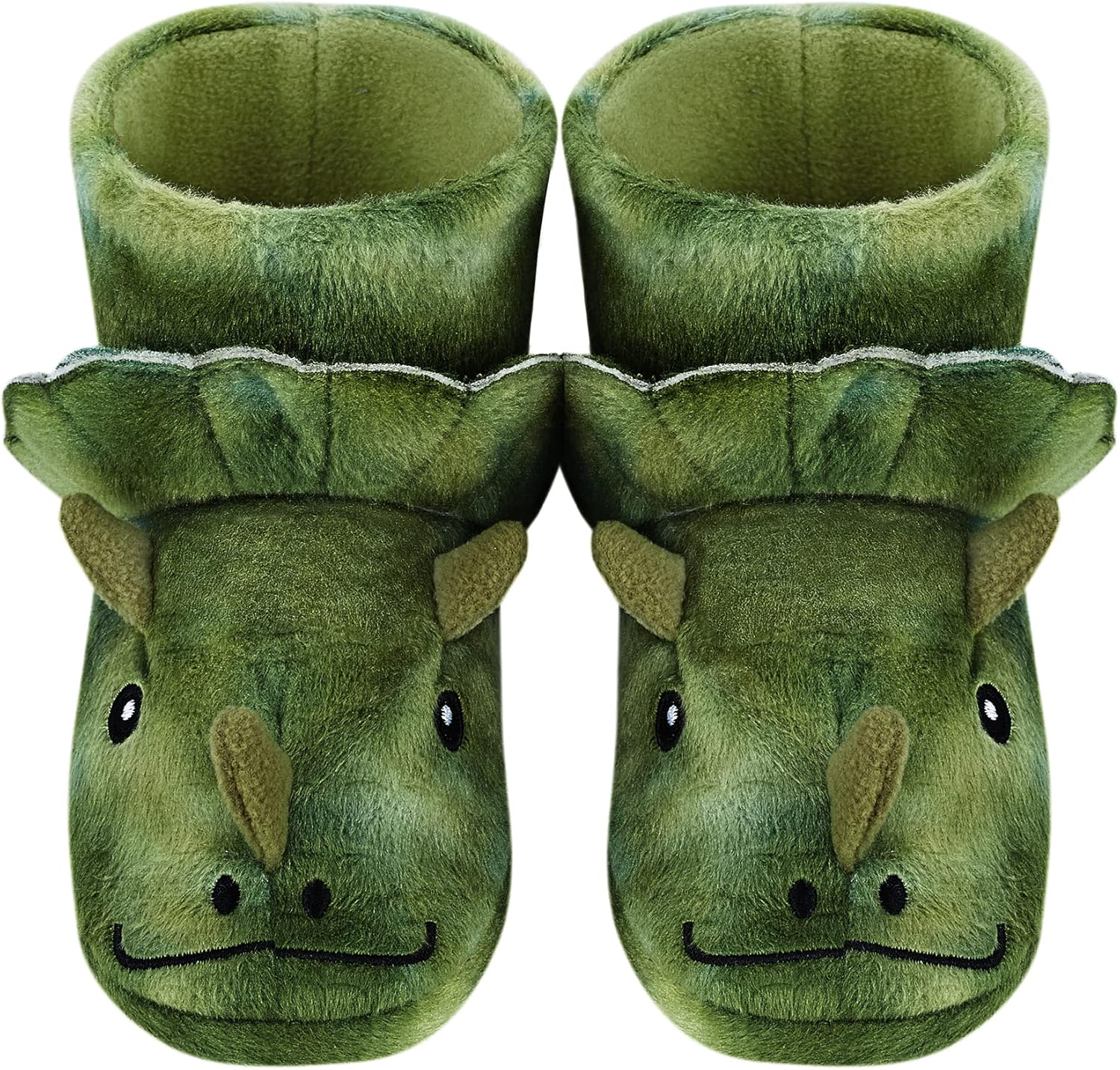 

Детские тапочки Dream Bridge для девочек, пинетки с единорогом, домашние тапочки-сапожки для малышей, милые плюшевые флисовые теплые мультяшные пинетки для дома и улицы, пушистые пинетки для мальчиков и девочек, Boys Dinsaour