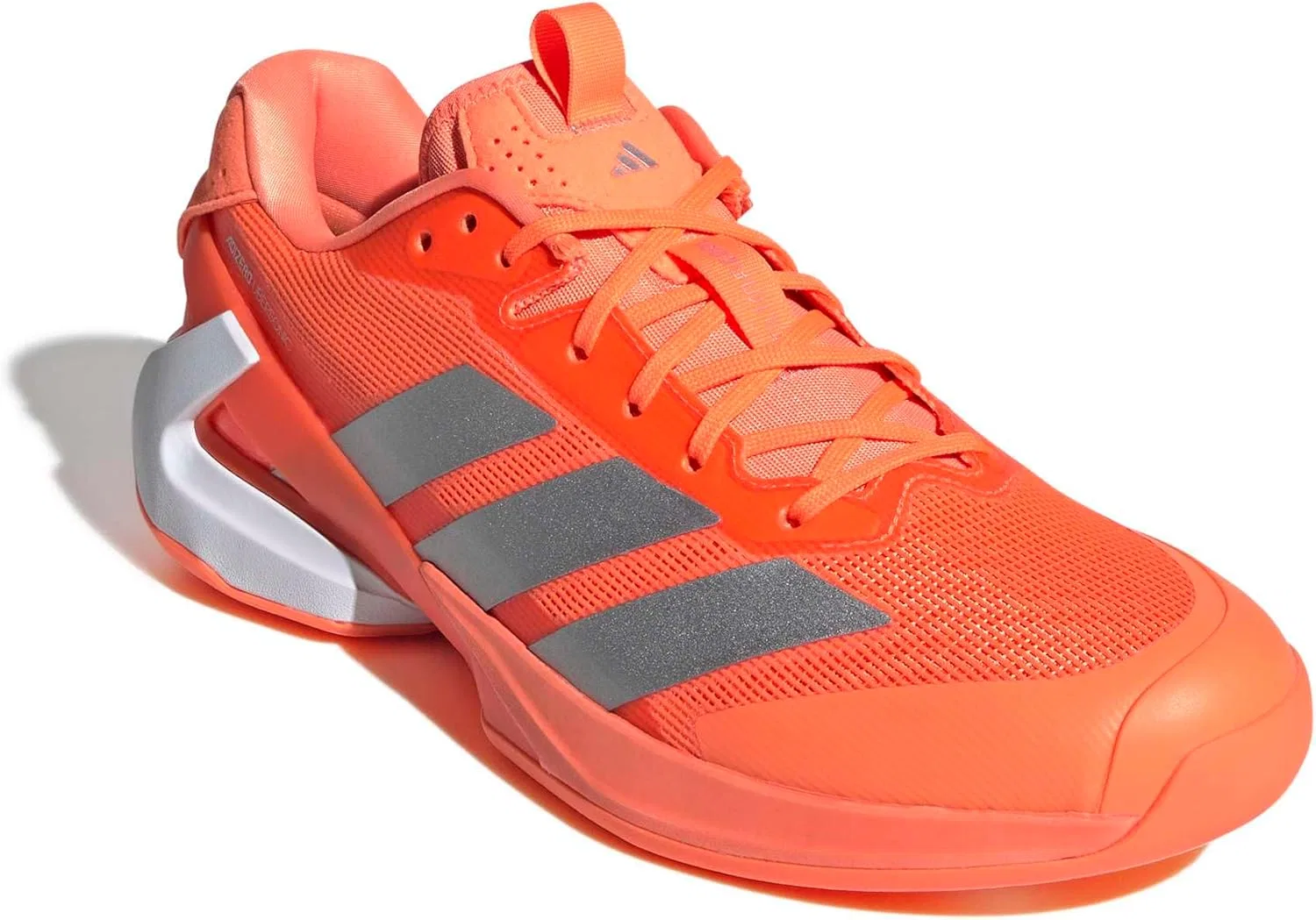 Кроссовки теннисные Adidas Adizero Ubersonic 5, Lucid Orange/Silver Metallic/Black — фото 4