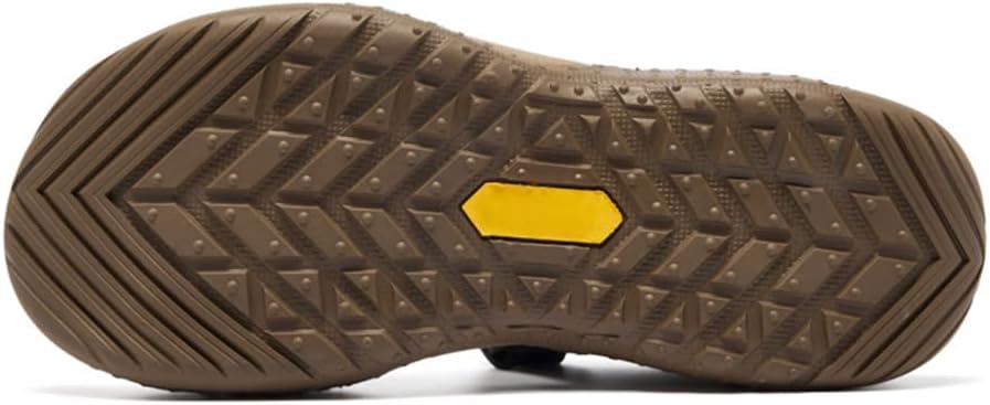 Мужские походные сандалии с открытым носком, спортивные кожаные сандалии, легкие, противоскользящие, для трекинга, прогулок и водные повседневные тапки Abborora, темно-серый — фото 3
