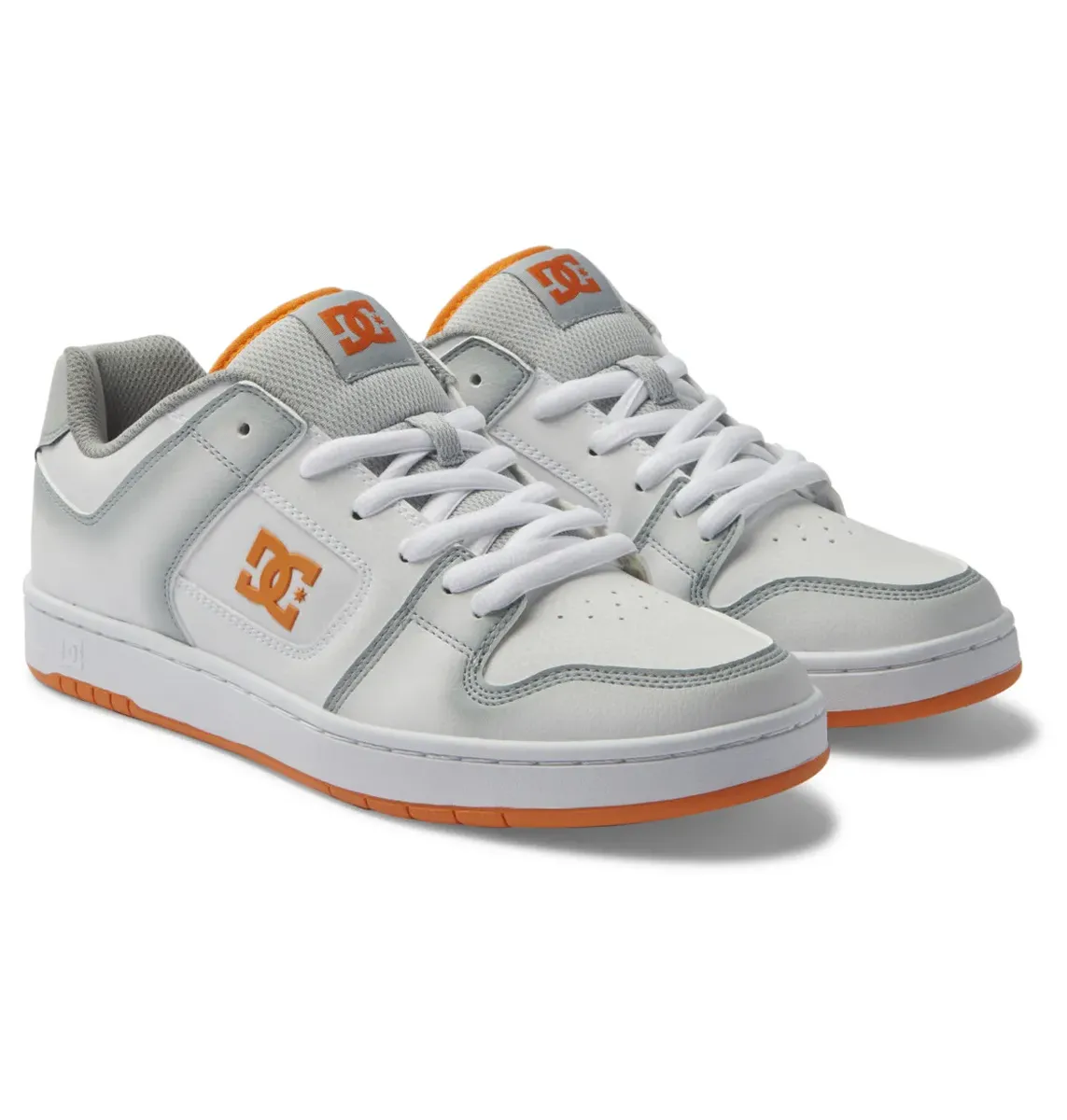 

Кроссовки DC Shoes "Manteca Se", цвет White/Grey/Orange