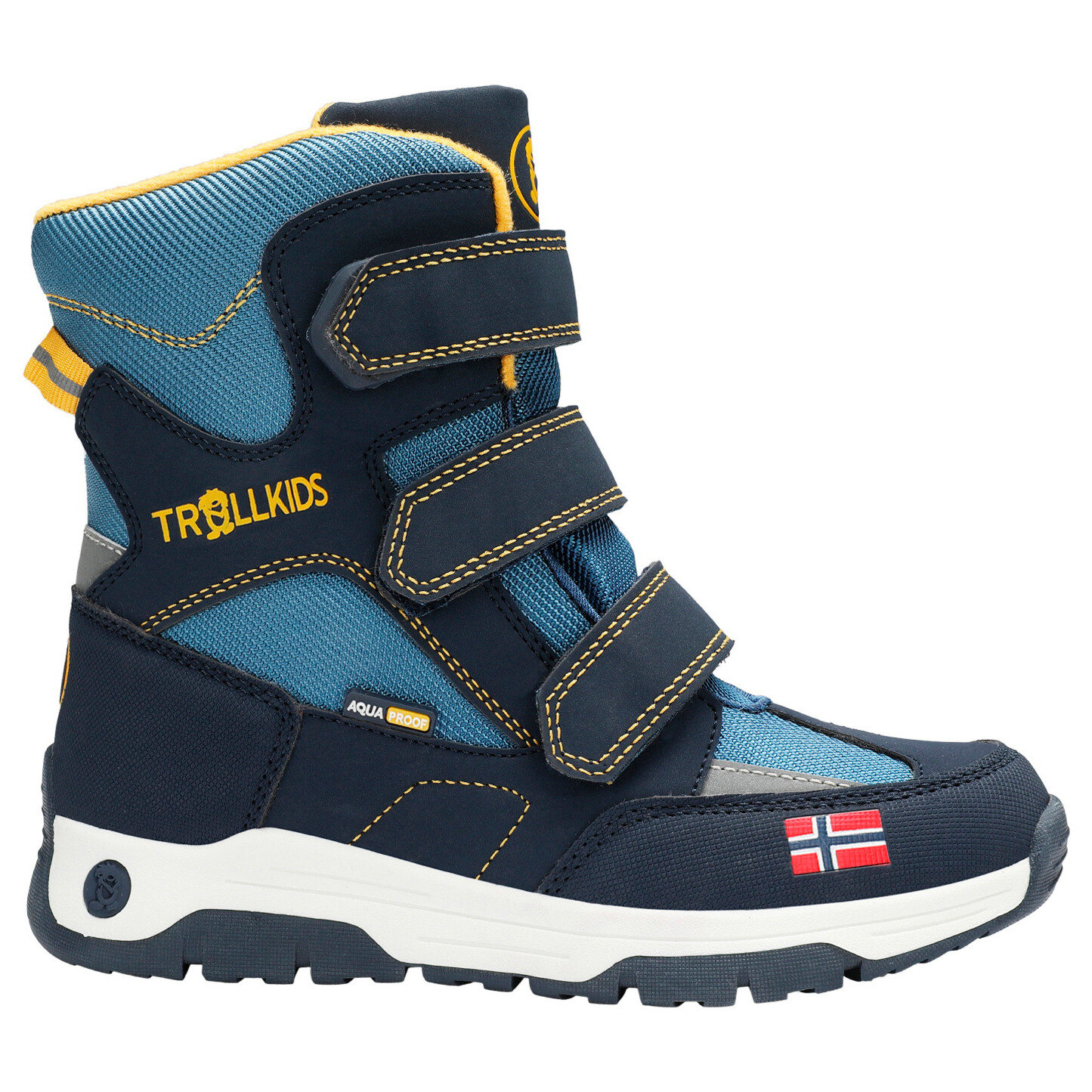 

Зимние ботинки Trollkids Kid's Lofoten Winter Boots, цвет Steel Blue/Black