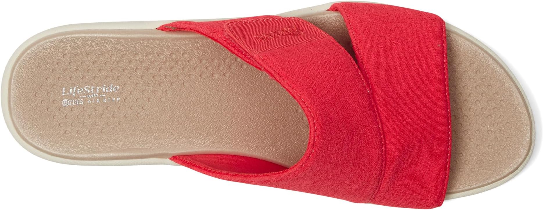 Сандалии LifeStride Carefree Slides, цвет Coral Beach Knit Fabric — фото 2