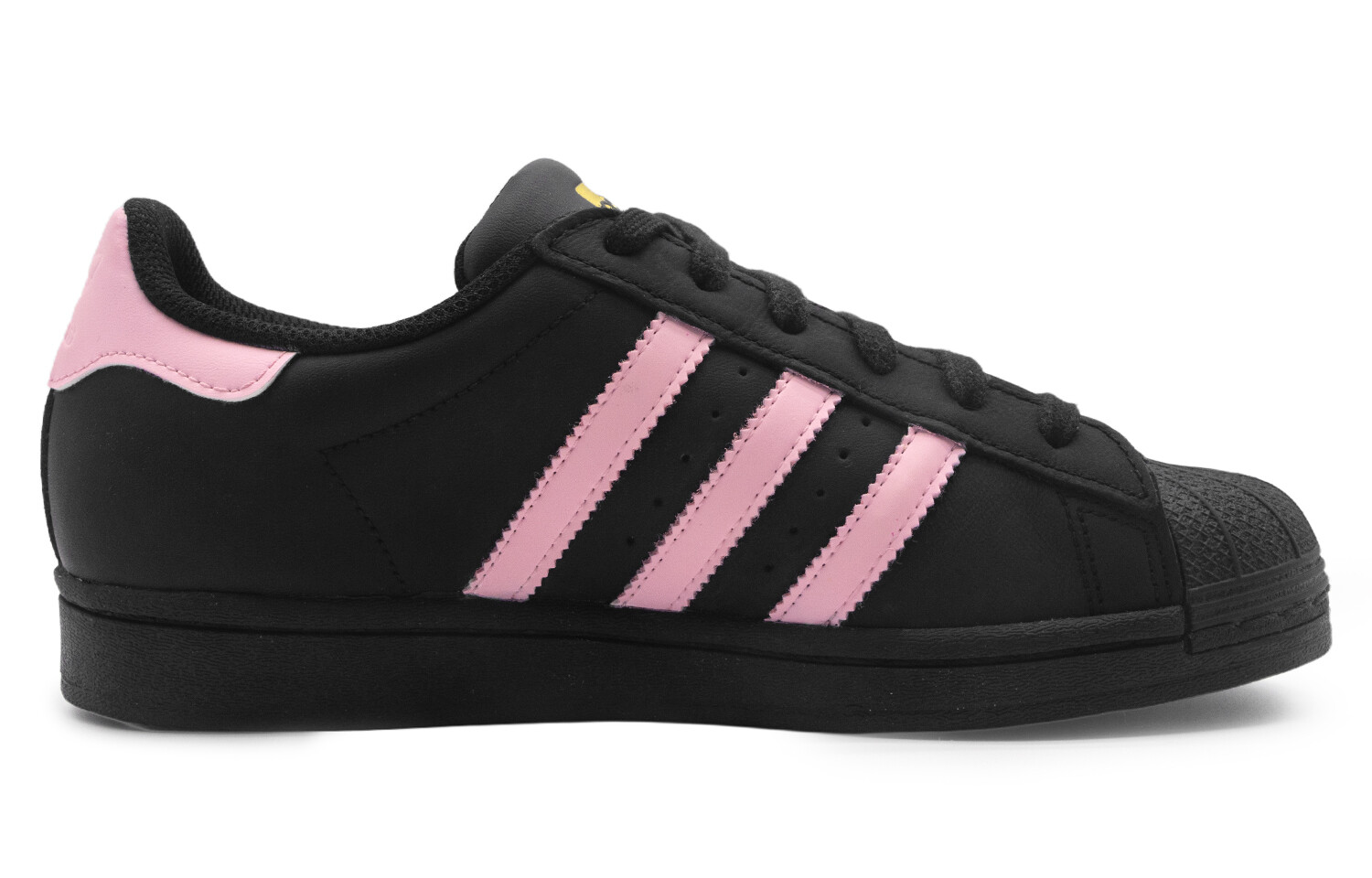 

Кроссовки для скейтбординга Superstar, унисекс, низкие, черный/розовый Adidas Originals