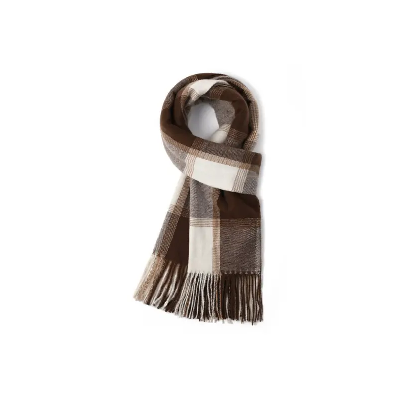 

FREE RABBITⅡ Вязаный шарф унисекс, Dark Khaki