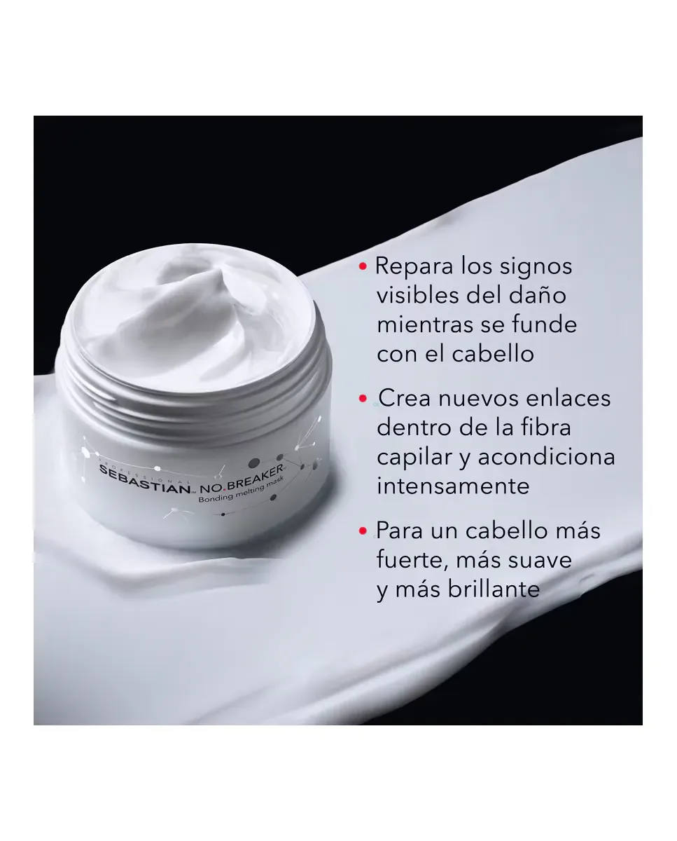 Восстанавливающая профессиональная маска Bonding Melting Mask 150 мл Sebastian Professional — фото 3