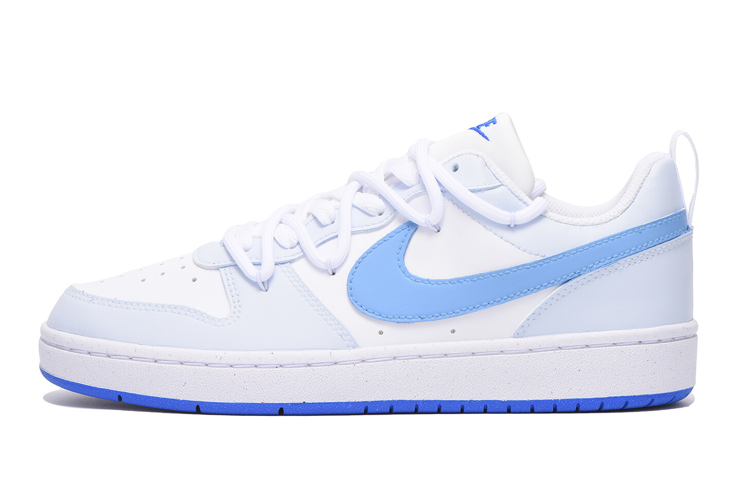 

Кроссовки Nike Court Borough Skateboard Shoes Women's Low-Top White Blue, голубой, Синий, Кроссовки Nike Court Borough Skateboard Shoes Women's Low-Top White Blue, голубой