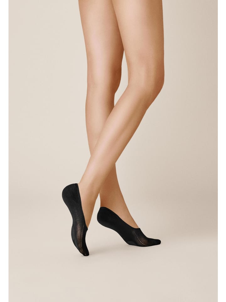 

Kunert Нескользящие носки Sensual Cotton черного цвета