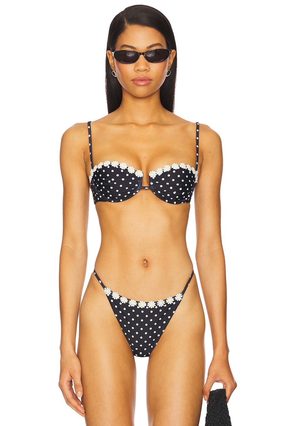 

Топ Charmaine Tularosa, black & white dot