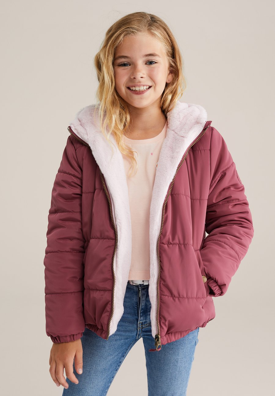 Зимняя куртка WE Fashion Winter jacket, Old Rose/Mottled Light Pink — фото 2