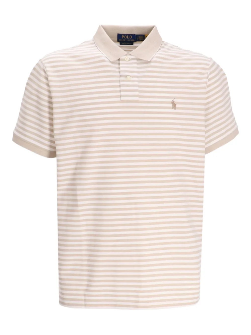

Полосатая рубашка поло POLO RALPH LAUREN, нейтральный