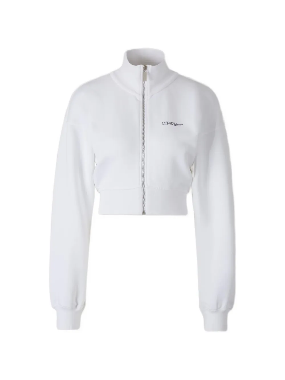 

Толстовка на молнии с цветочным принтом Off-White, белый