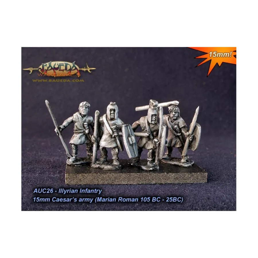 

Иллирийская пехота, Historical Miniatures - Romans (15mm) (Baueda)